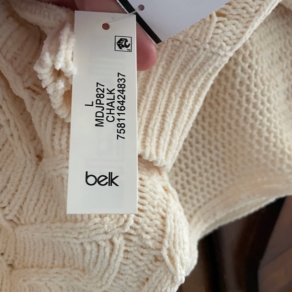 Planet Gold Juniors' Crop Sweater NWT - Picture 5 of 6